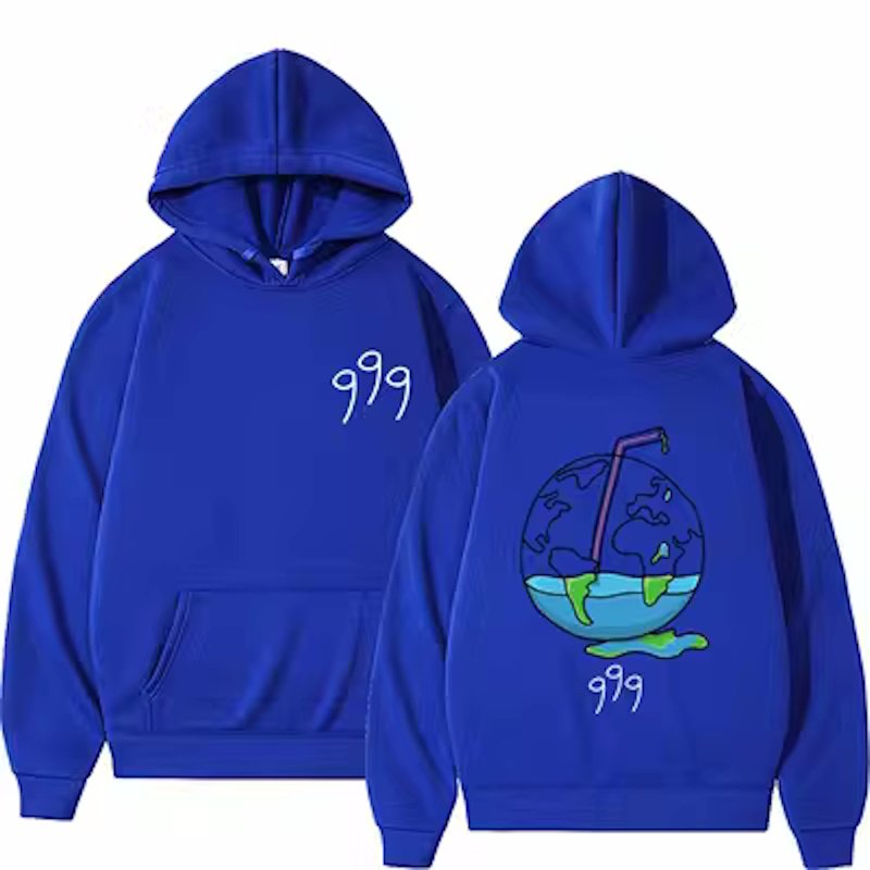画像7: comic earth x 999 print Hoodie sweatshirt ユニセックス男女兼用 コミック地球×999プリント スウェット パーカー  (7)
