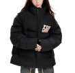 画像9: FOS logo down jacket cotton-padded jacketsdown  jacket　ユニセックス 男女兼用FOSダウンコートジャケット ブルゾン　 (9)