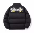 画像3: bart simpson print down jacketsdown  jacket　ユニセックス 男女兼用バートシンプソンプリントダウンコートジャケット ブルゾン　 (3)