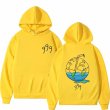 画像9: comic earth x 999 print Hoodie sweatshirt ユニセックス男女兼用 コミック地球×９９９プリント スウェット パーカー  (9)