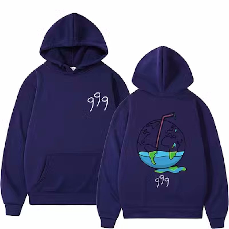 画像6: comic earth x 999 print Hoodie sweatshirt ユニセックス男女兼用 コミック地球×999プリント スウェット パーカー  (6)