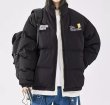 画像7: bart simpson print down jacketsdown  jacket　ユニセックス 男女兼用バートシンプソンプリントダウンコートジャケット ブルゾン　 (7)