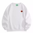 画像1: SESAME STREET One point  round neck sweat shirt ユニセックス 男女兼用 セサミーストリートワンポイントプリント スウェット トレーナー (1)