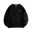 画像2: SESAME STREET One point  round neck sweat shirt ユニセックス 男女兼用 セサミーストリートワンポイントプリント スウェット トレーナー (2)