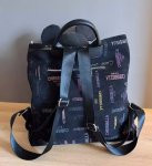 画像6: Woman’s Mickey x Camouflage Mickey x Black Backpack tote shoulder bag　ミッキー×迷彩 ミッキー×ブラック バックパック トートショルダーバッグ (6)