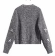 画像12: Sugar ribbon cardigan TOP Sweater　シュガーリボンカーディガンロングスリーブニットセーターニット (12)