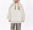 画像1: Sesame Street embroiderySWEAT HOODIE 　男女兼用ユニセックスセサミーストリートオーバーサイズ パーカー (1)