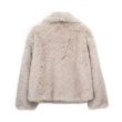画像7: Women's fur french half coat jacket ファーフレンチハーフコート ジャケット 　 (7)