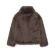 画像12: Women's fur french half coat jacket ファーフレンチハーフコート ジャケット 　 (12)