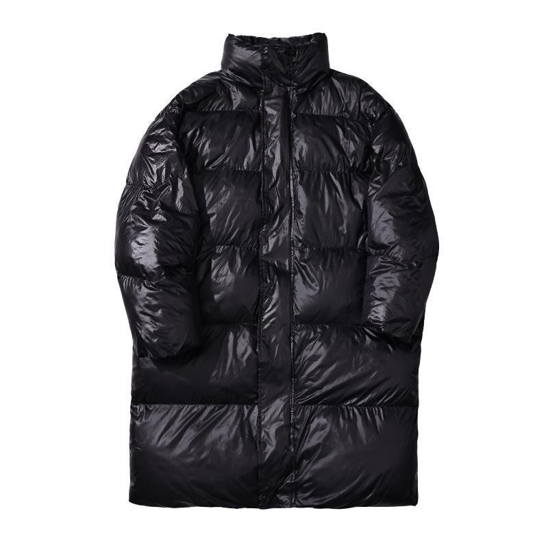 画像5: Long length stand collar down coat ユニセックス 男女兼用ロング丈スタンドカラーダウンコートジャケット  (5)