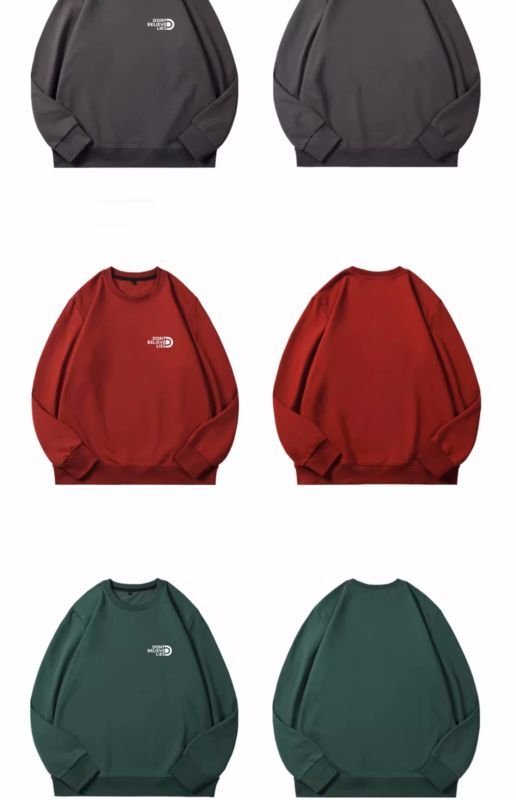 画像6: men and women round neck One point DON'T BELIEVE LIES logo Sweat Shirts ユニセックス男女兼用 ワンポイントDONT BELEVE LIESロゴプリントスウェット  トレーナー (6)