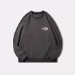 画像3: men and women round neck One point DON'T BELIEVE LIES logo Sweat Shirts ユニセックス男女兼用 ワンポイントDONT BELEVE LIESロゴプリントスウェット  トレーナー (3)