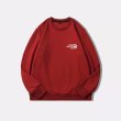 画像5: men and women round neck One point DON'T BELIEVE LIES logo Sweat Shirts ユニセックス男女兼用 ワンポイントDONT BELEVE LIESロゴプリントスウェット  トレーナー (5)