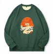 画像4: men and women round neck smile orange hat Sweat Shirts ユニセックス男女兼用 スマイルオレンジキャップ帽子プリントスウェット  トレーナー (4)