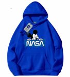 画像1: Mickey Mouse x NASA logo Sweat Shirts ユニセックス男女兼用 ミッキーマウスミッキー×NASAナサロゴプリントスウェット  トレーナー (1)