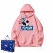 画像4: Mickey Mouse x NASA logo Sweat Shirts ユニセックス男女兼用 ミッキーマウスミッキー×NASAナサロゴプリントスウェット  トレーナー (4)