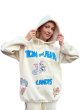 画像3:  NEW 24 Tom and Jerry CANDY Logo Anime Print Hoodie Hoody Sweatshirts トムとジェリー トム＆ジェリー プリント 裾ドローコード付 フーディーパーカー スウェット 男女兼用 ユニセックス (3)