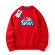 画像4: NASA x Tom and Jerry tom prin round neck sweater  ユニセックス 男女兼用NASAナサ×トムとジェリー トムプリントプリントラウンドネックスウェットプルオーバートレーナー (4)