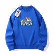 画像5: NASA x Tom and Jerry tom prin round neck sweater  ユニセックス 男女兼用NASAナサ×トムとジェリー トムプリントプリントラウンドネックスウェットプルオーバートレーナー (5)