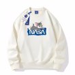 画像8: NASA x Tom and Jerry tom prin round neck sweater  ユニセックス 男女兼用NASAナサ×トムとジェリー トムプリントプリントラウンドネックスウェットプルオーバートレーナー (8)