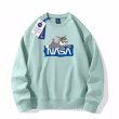 画像11: NASA x Tom and Jerry tom prin round neck sweater  ユニセックス 男女兼用NASAナサ×トムとジェリー トムプリントプリントラウンドネックスウェットプルオーバートレーナー (11)