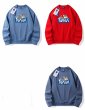 画像15: NASA x Tom and Jerry tom prin round neck sweater  ユニセックス 男女兼用NASAナサ×トムとジェリー トムプリントプリントラウンドネックスウェットプルオーバートレーナー (15)