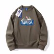 画像12: NASA x Tom and Jerry tom prin round neck sweater  ユニセックス 男女兼用NASAナサ×トムとジェリー トムプリントプリントラウンドネックスウェットプルオーバートレーナー (12)