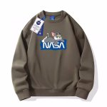 画像12: NASA x Tom and Jerry tom prin round neck sweater  ユニセックス 男女兼用NASAナサ×トムとジェリー トムプリントプリントラウンドネックスウェットプルオーバートレーナー (12)