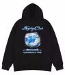 画像1: earth print hooded Sweat Shirts 即納ユニセックス男女兼用 地球アースプリントフーディパーカースウェット  トレーナー (1)