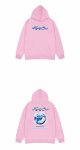 画像4: earth print hooded Sweat Shirts ユニセックス男女兼用 地球アースプリントフーディパーカースウェット  トレーナー (4)