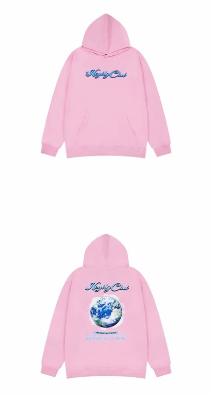 画像4: earth print hooded Sweat Shirts ユニセックス男女兼用 地球アースプリントフーディパーカースウェット  トレーナー (4)