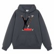 画像4: poof series American virgilabloh same style hooded sweatshirt Sweat Shirts ユニセックス男女兼用 パロディープリントフーディパーカースウェット  トレーナー (4)