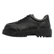 画像3: men's top-stitched derby trendy  leather lace up sneakers shoes 男女兼用 ユニセックスレザーステッチレースアップレザースニーカーシューズ (3)