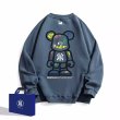 画像10: KAWS×NY print sweatshirt  　ユニセックス男女兼用カウズベアブリック×NYプリントスウェット  トレーナー (10)