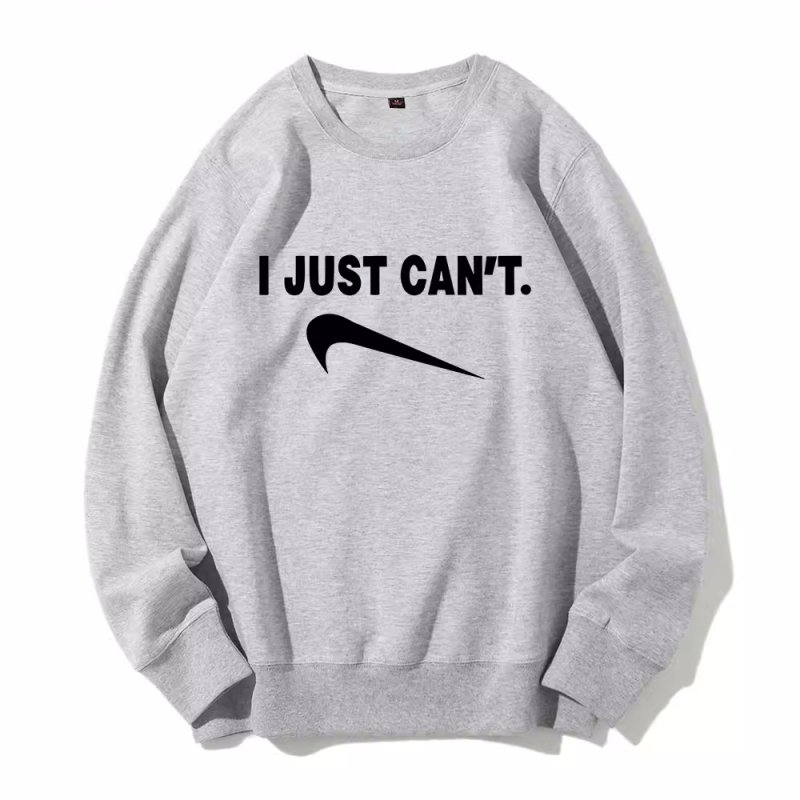 画像3: I Just Cant spoof  sweatshirt  　ユニセックス男女兼用 I Just Cantパロディープリントスウェット  トレーナー (3)