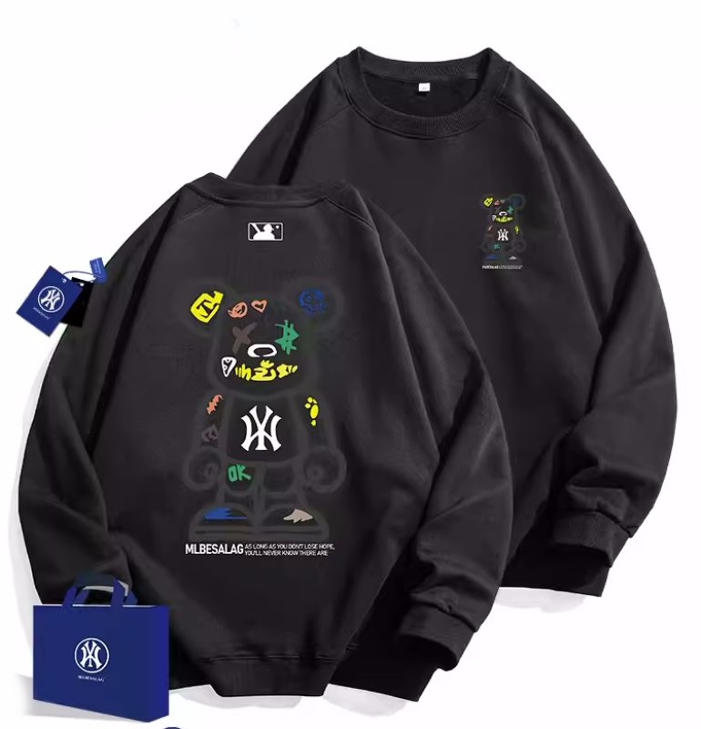 画像3: KAWS×NY print sweatshirt   ユニセックス男女兼用カウズベアブリック×NYプリントスウェット  トレーナー (3)
