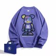 画像7: KAWS×NY print sweatshirt  　ユニセックス男女兼用カウズベアブリック×NYプリントスウェット  トレーナー (7)