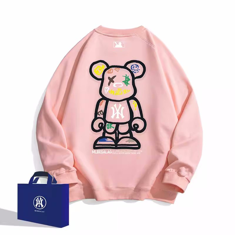画像17: KAWS×NY print sweatshirt   ユニセックス男女兼用カウズベアブリック×NYプリントスウェット  トレーナー (17)