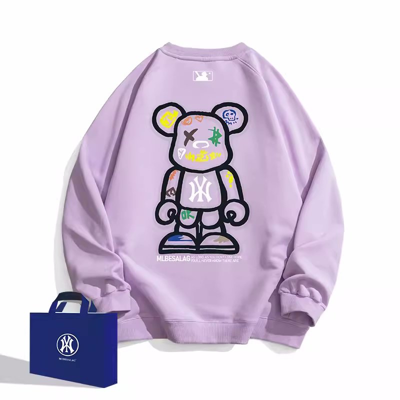 画像8: KAWS×NY print sweatshirt   ユニセックス男女兼用カウズベアブリック×NYプリントスウェット  トレーナー (8)