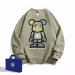 画像9: KAWS×NY print sweatshirt  　ユニセックス男女兼用カウズベアブリック×NYプリントスウェット  トレーナー (9)