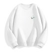 画像2: Unisex Ukiyoe swoosh x Whale Print Sweat Shirt ユニセックス 男女兼用 ワンポイント浮世絵×クジラプリント スウェットトレーナー (2)