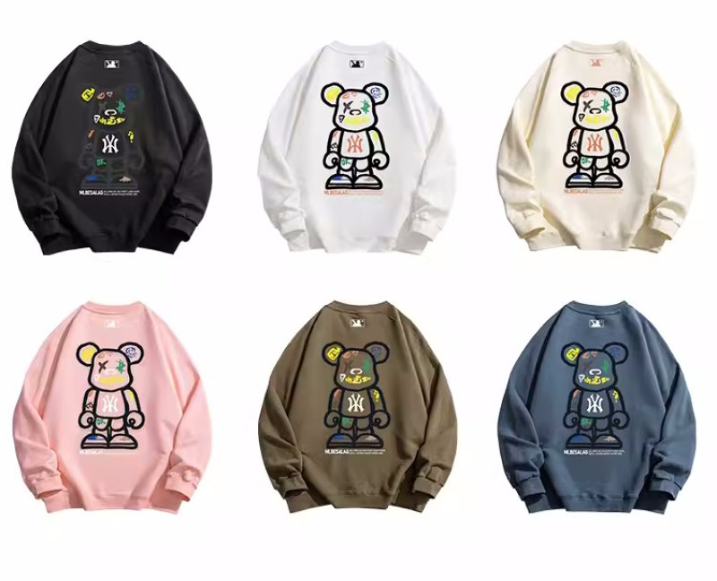 画像11: KAWS×NY print sweatshirt   ユニセックス男女兼用カウズベアブリック×NYプリントスウェット  トレーナー (11)