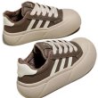 画像11: women's Thick sole 3 line leather sneakers platform sneakers 　レザー厚底プラットフォーム3本ラインレースアップスニーカー (11)