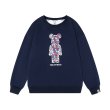 画像3: violent bear×space×bearbrick sweatshirt  　ユニセックス男女兼用biolent bear×宇宙×ベアブリックプリントスウェット  トレーナー (3)