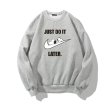 画像1: 24 JUST DO IT LATER x Snoopy sweatshirt ユニセックス男女兼用 NASA×JUST DO IT LATER× スヌーピー スウェットトレーナー  (1)