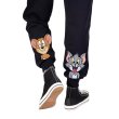 画像1: 24 Unisex Tom and Jerry Back Character Print Sweat Pants Jogger Pantトムとジェリー トム＆ジェリー バックプリント　キャラクター　スウェット ジョガーパンツ ユニセックス 男女兼用  (1)