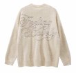 画像7: angel graphic round neck sweater　ユニセックス 男女兼用 エンジェル グラフィックラウンドネックセータープルオーバ (7)