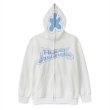 画像1: men's and women's flower embroidered HOODIE sweatshirt 　ユニセックス男女兼用フラワー刺繍フーディパーカースウェット  トレーナー (1)