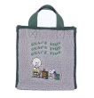 画像3: Woman’s  Snoopy  cute plush lambswool embroidered tote  Tote Bag  スヌーピー刺繍ファーキュートトートショルダーバッグ (3)