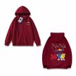 画像3:  NASA×N&N character hoodie sweatshirt 　ユニセックス男女兼用 NASAナサ×N&Nキャラクタープリントフーディパーカースウェット  トレーナー (3)